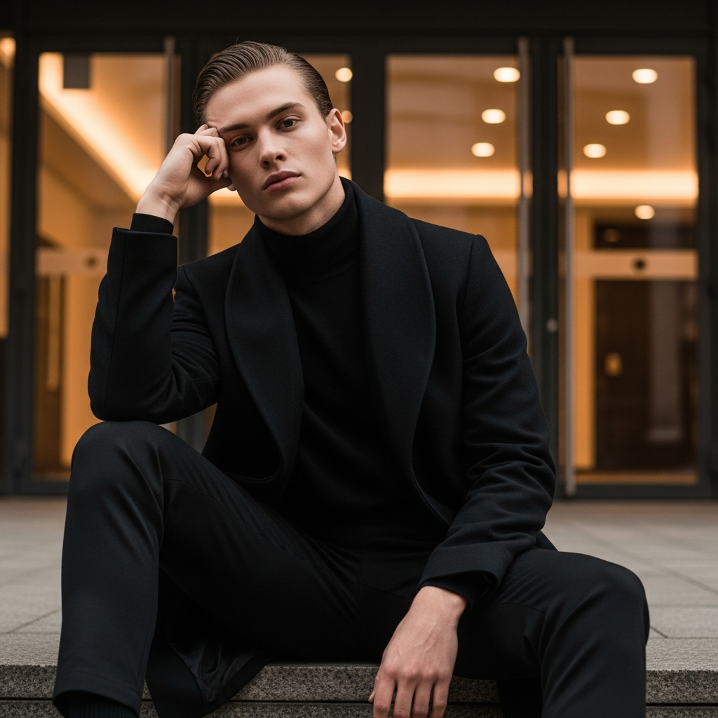 A cinematic urban portrait